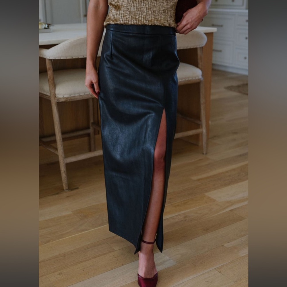 Elegant Black Maxi Skirt